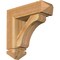 Ekena Millwork Legacy Arts and Crafts Rough Sawn Bracket w/ Offset Brace, Western Red Cedar, 6"W x 18"D x 18"H BKT0604X18X18LEC03RWR - alternate 1